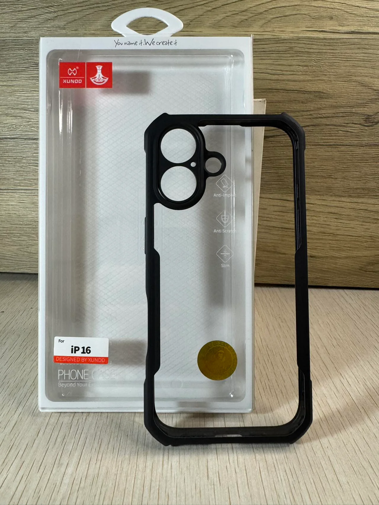 iPhone 16, iPhone 16 Plus, iPhone 16 Pro, Ip iPhone 16 XUNDD Bumper Protective Case (100% Original)