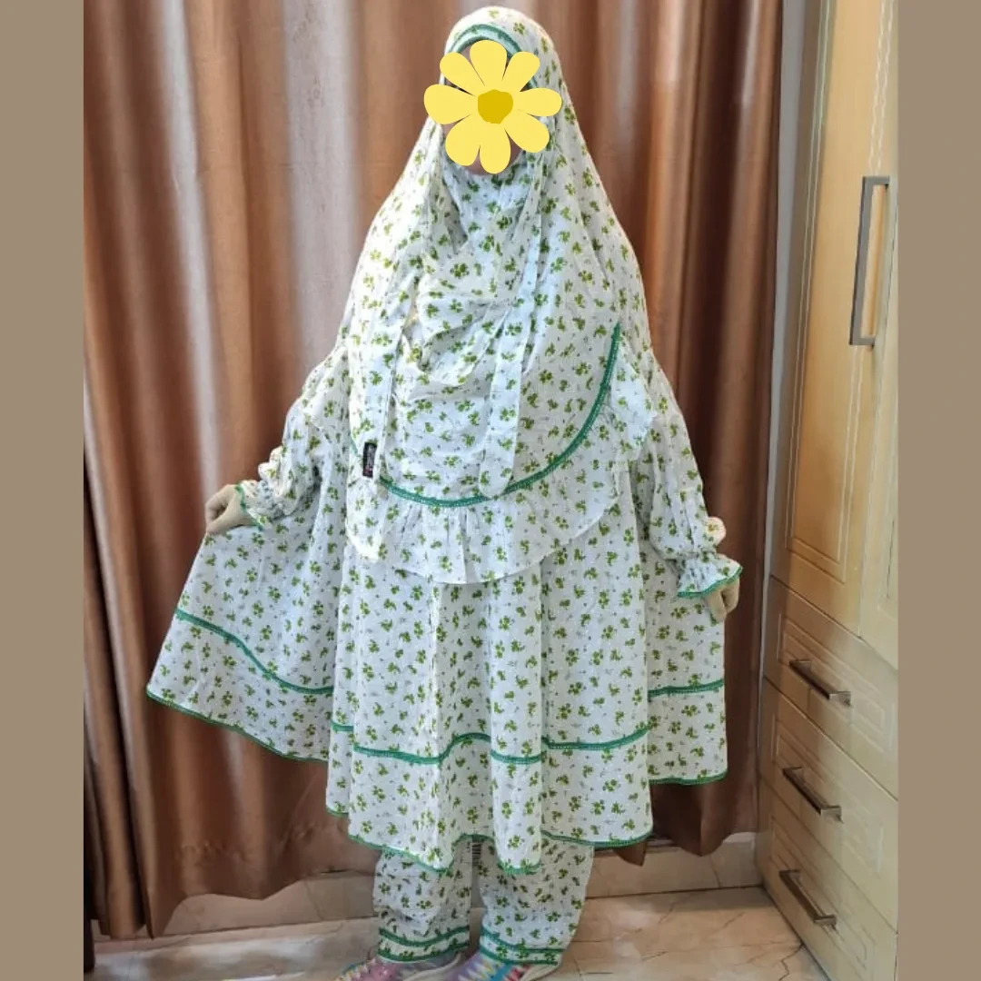 Woman Cotton Khimar Set WCK100
